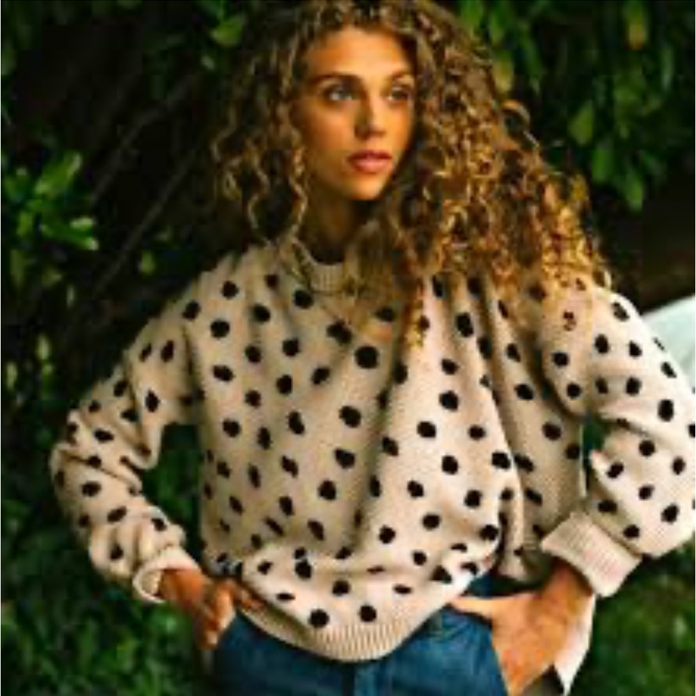 Jackson Rowe Polka Dot Chukar Sweater Umber